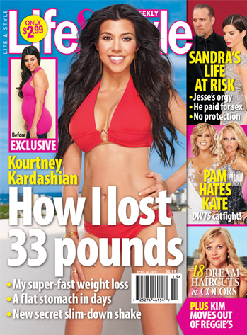 Kourtney Kardashian, Life and Style cover Kourtney Kardashian, Life and Style cover